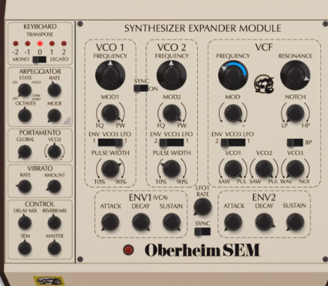 GForce OBERHEIM SEM
